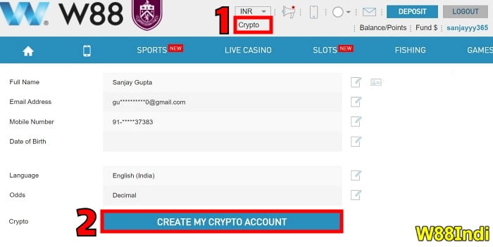 How to Register W88 Betting Account Within 1 Minute